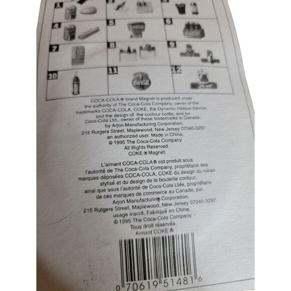 Always Coca-Cola Coke Vintage 1995 Refrigerator Magnet New Old Stock - Picture 12 of 12